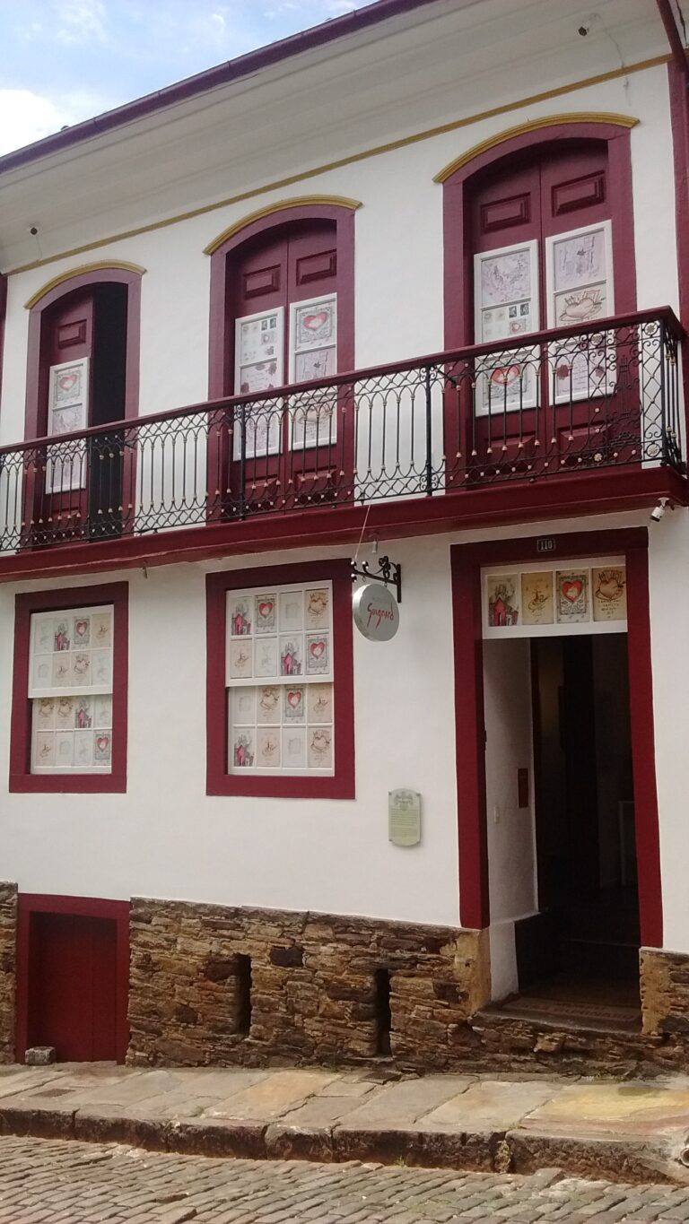 Fachada do Museu Casa Guignard em Ouro Preto, Minas Gerais