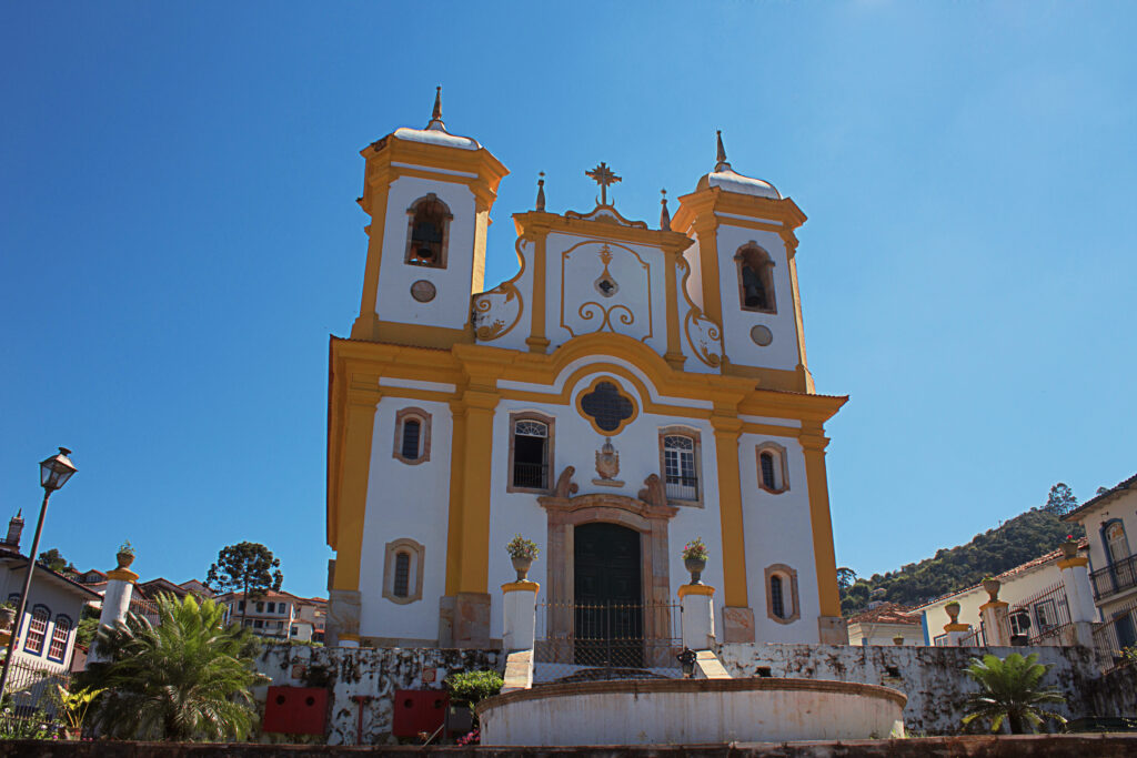 Igreja Matriz de Nossa Senhora da Conceição na região de Antônio Dias em Ouro Preto