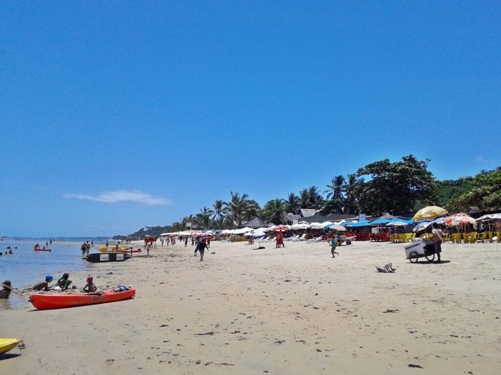 Praia do Mucugê em Arraial d'Ajuda, Bahia