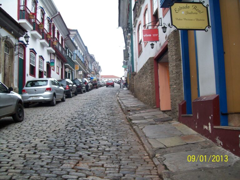 Rua Conde de Bobadela no Centro Histórico de Ouro Preto