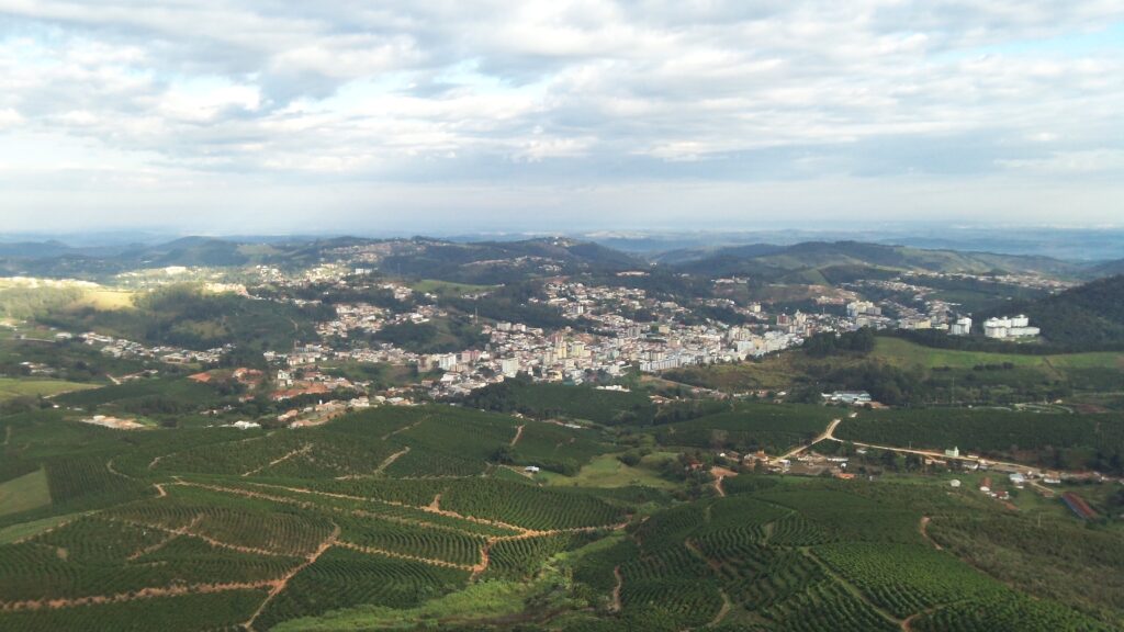 Vista panorâmica do Alto da Serra em Serra Negra SP