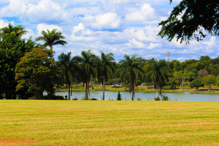 Paisagem de Holambra, cidade das flores no interior de São Paulo