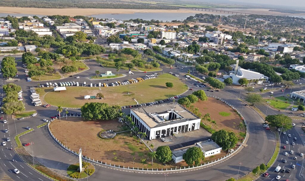 Vista do Centro Cívico de Boa Vista, capital de Roraima