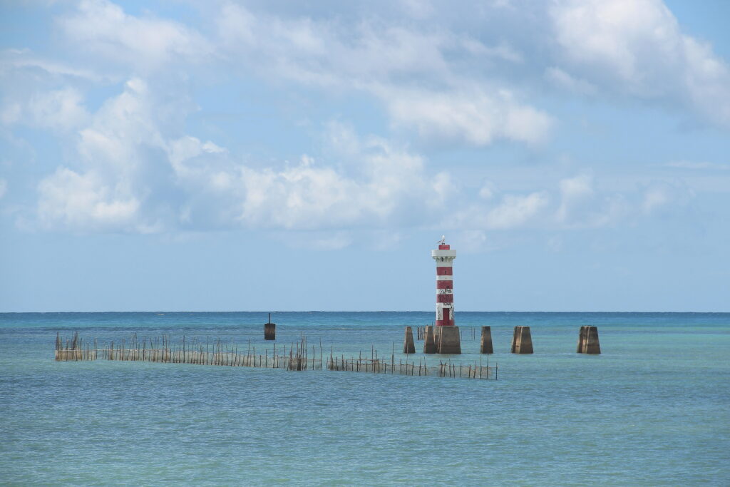 Farol da Ponta Verde na orla de Maceió