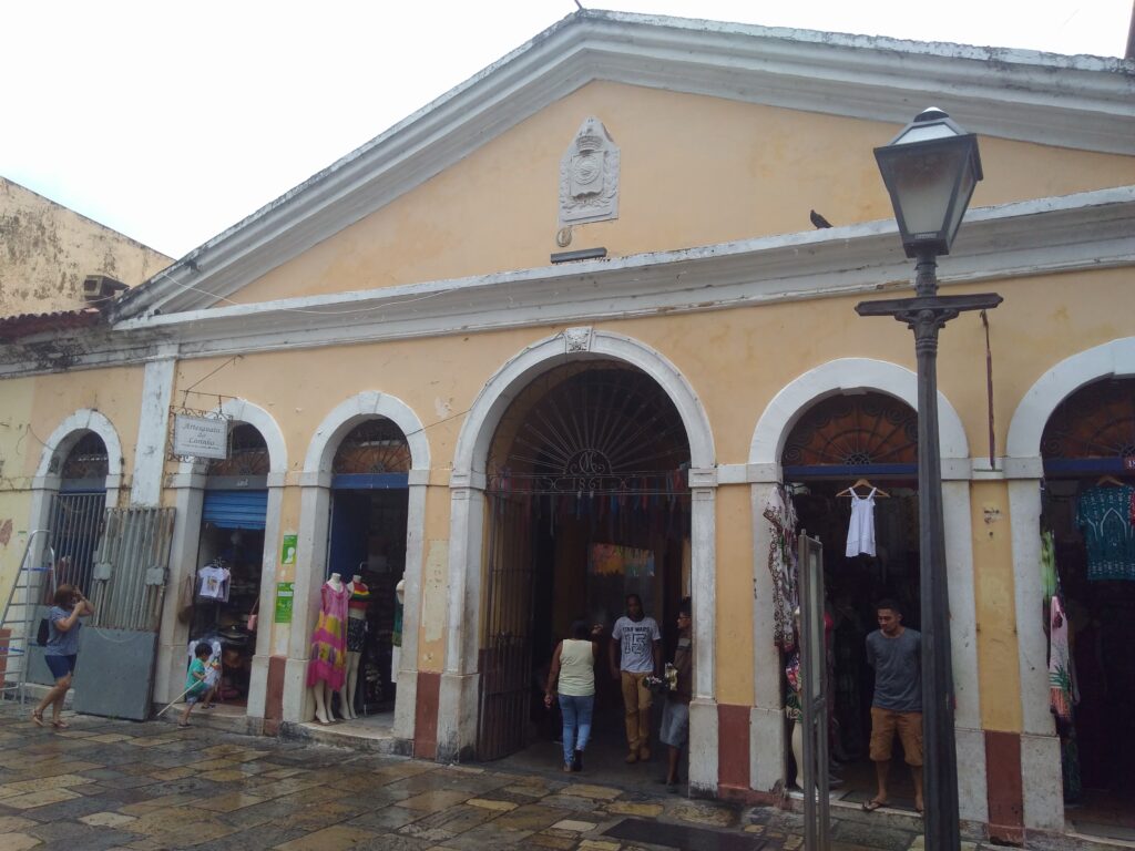 Mercado das Tulhas no Centro Histórico de São Luís, Maranhão