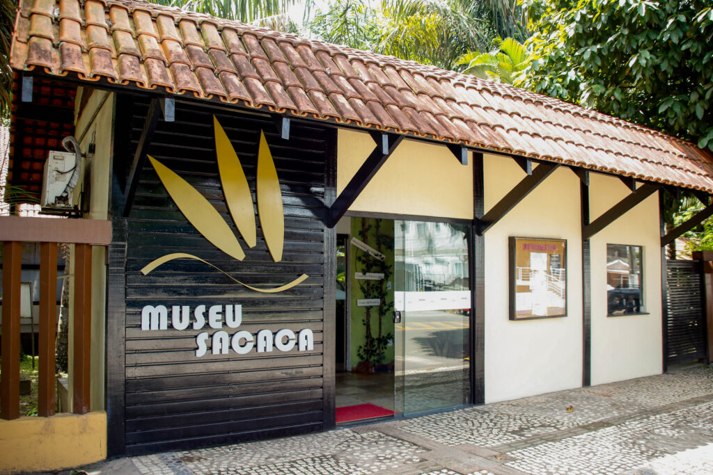 Área do Museu Sacaca em Macapá fotografada em 2023