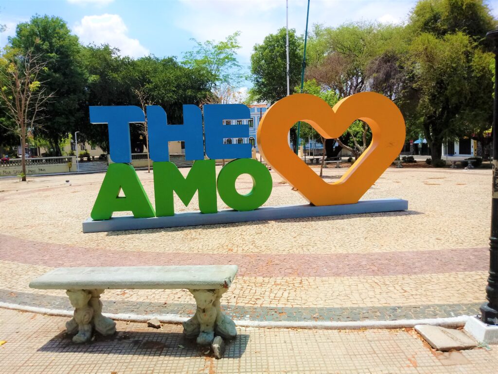 Praça Pedro II no Centro de Teresina, Piauí
